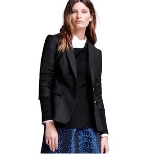 Banana Republic Hackings Black Wool Riding Jacket
